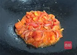 Illustration of the sour and appetizing beef stew with tomatoes 5