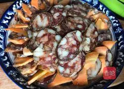 Illustration of how to make steamed carrot sausage 5