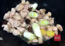 Illustration of home-cooked braised pork 6