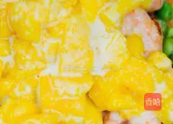 Lose weight meal ~ Illustration of how to make mango and shrimp 8