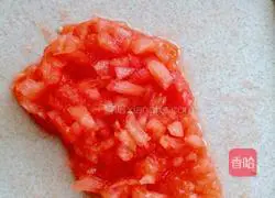 Illustration of how to make tofu with minced meat and tomato sauce 2