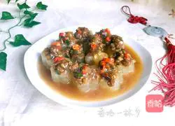 Illustration of Stuffed Winter Melon 19