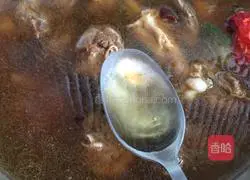 Goose stewed with potatoes Practice illustration 11