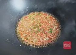 Illustration of how to make luncheon meat and steamed enoki mushrooms 6