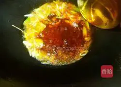 Illustration of how to make bean curd beef 9