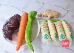 Illustration of how to make homemade scrambled egg and tofu bento 1