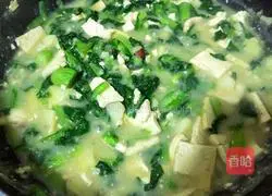 Illustration of how to make braised cabbage and tofu 5