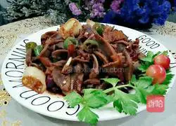 Illustration of how to make pickled lotus root and chicken gizzards with sansho pepper 8