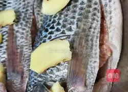 Illustration of braised fish stuffed with meat 3