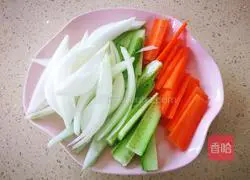 Illustration of Korean Palace Fried Rice Cake 4