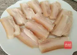 Illustration of how to make braised pork slices 4