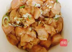 Illustration of how to make fried chicken nuggets 1