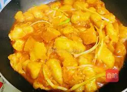 Illustration of how to make sweet and sour fish cubes 6