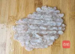 Illustration of how to make steamed shrimp and cherry meat tofu 2