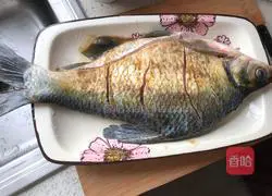 Illustration of how to make steamed bream 2
