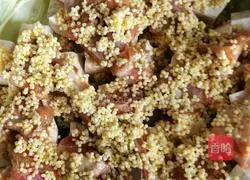 Super fragrant powder, taro and millet fragrant pork ribs recipe 7