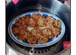 Illustration of how to make minced onion, meatballs and steamed eggs 13