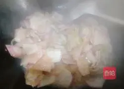 Illustration of how to make fried pork and radish 6