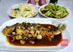 Illustration of Braised Yellow Croaker 8