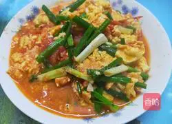 Illustration of how to make scrambled eggs with tomatoes 4