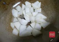 Illustration of secret radish stew with roasted chicken 2