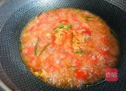 Illustration of how to make tomato sardines 9