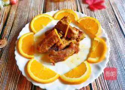 Illustration of how to make orange-flavored pork ribs 1