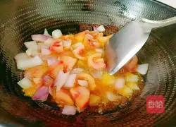 Illustration of how to make taro stewed beef brisket 9