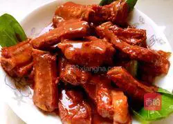 Illustration of how to make fermented bean curd and pork ribs 8