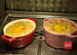 Illustration of how to make steamed egg cakes with minced meat 6