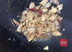 Illustration of how to make fried pork with mushrooms 9