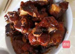 Illustration of the simple version of sweet and sour pork ribs 3