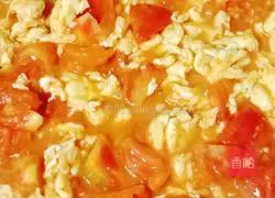 Illustration of how to make tomato and egg bento 9