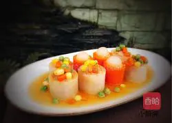 Illustration of how to make two-color radish cup 15