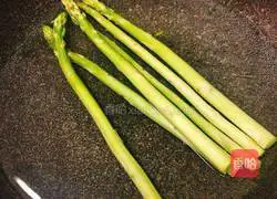 Illustration of American bacon-fried asparagus 2