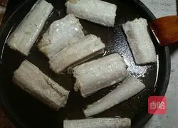 Illustration of how to fry hairtail 5