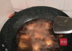 Illustration of how to make fried white radish and meatballs (cake) 6