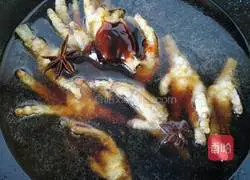 Illustration of how to make tiger skin and chicken feet 7