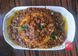 Illustration of how to make mashed potatoes with sauce 12