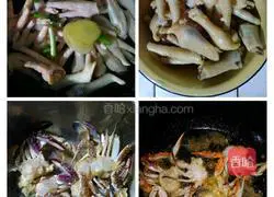 Illustration of how to make meat crab pot 1