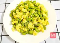 Illustration of how to make scrambled eggs with edamame 7