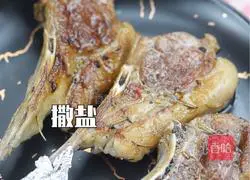 Weight loss meal ~ Illustration of how to make rosemary grilled lamb chops 6