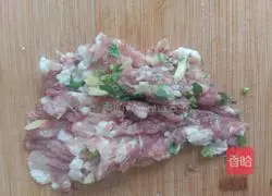 Illustration of how to make Sixi meatballs 1