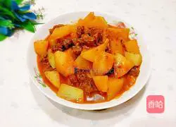 Illustration of how to cook beef tendon with potatoes 16