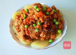 Illustration of Sichuan Spicy Rice Steamed Pork 13