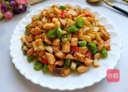 Illustration of how to make stir-fried diced chicken with king oyster mushrooms 16