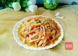 Illustration of how to make fried shredded pork with lotus root 8