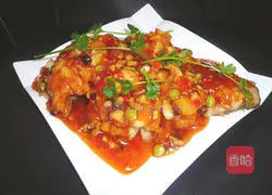 Illustration of how to make sweet and sour squirrel fish 11