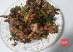 Sauce Illustration of making chicken fork 7