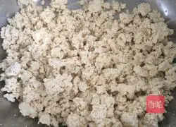 Illustration of how to make tofu meatballs 1